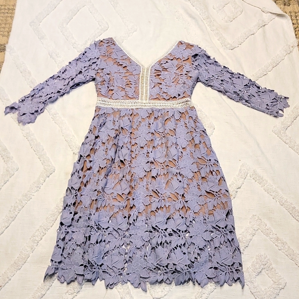 Floral lace dress